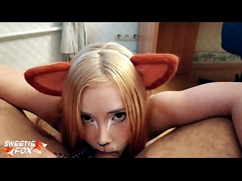❤️ Kitsune sväljer kuk och sperma i munnen ❤️❌ Porno at us ❌️❤